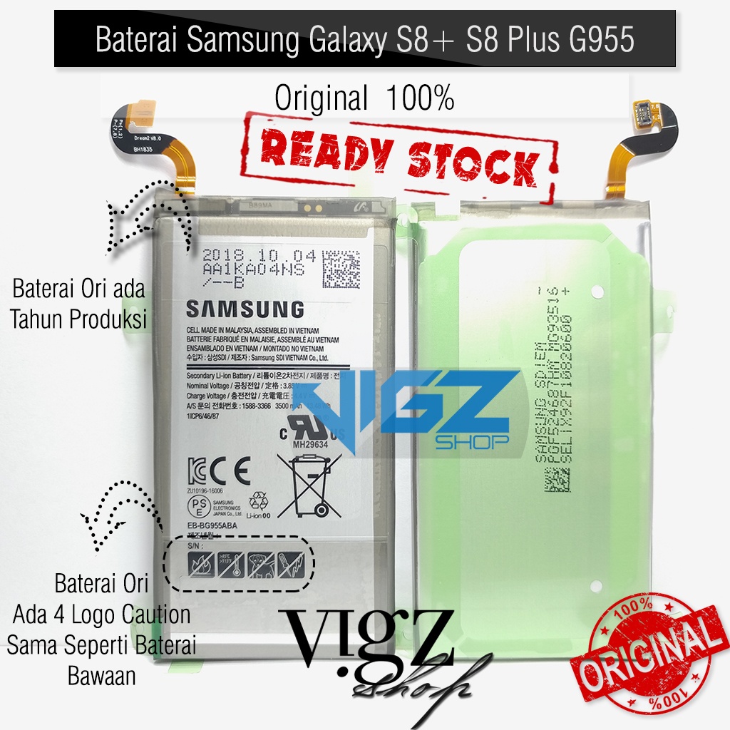 Baterai Samsung Galaxy S8+ S8 Plus G955 Original 100%