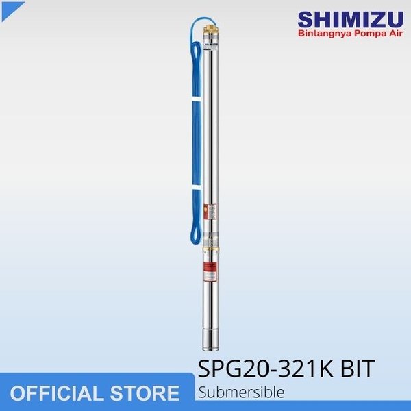 Shimizu SPG20-321K BIT Submersible pump 0.75 HP & Kabel