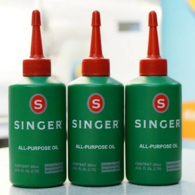 Minyak Pelumas Mesin Jahit merk SINGER Oil isi 80mL