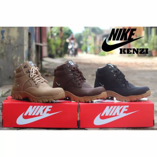 BIG SALE - Sepatu Boots Safety Pria nike KENZI ARMOR Sepatu Pria Septi Ujung Besi Kerja Outdoor