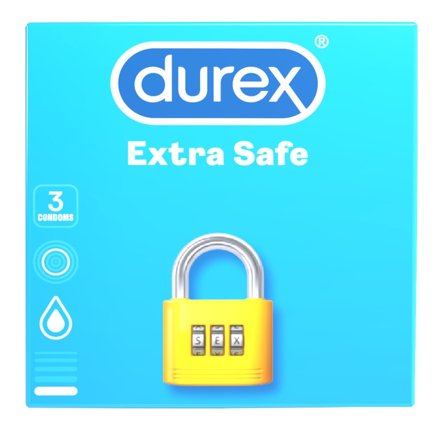 Durex Kondom Extra Safe - 3 Pcs