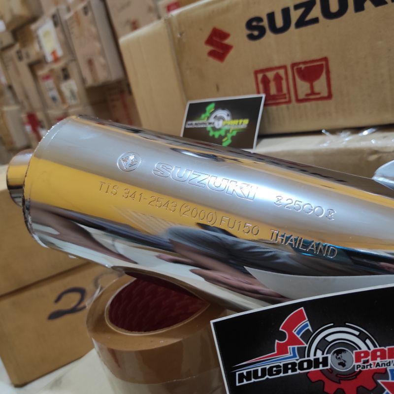 Silincer Knalpot Satria Fu CBU Thailand Original Suzuki