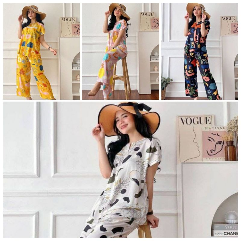 Setelan Lengan Pendek One Set CP Busui