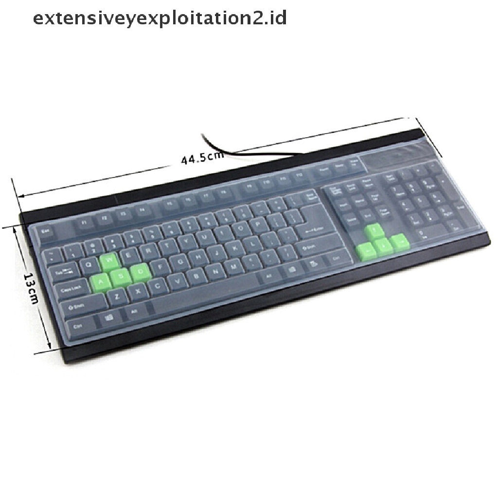 1pc Pelindung Kulit Cover Keyboard Komputer Desktop Universal