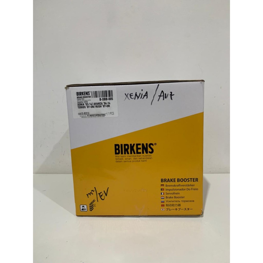 Brake booster booster rem Toyota Avanza Xenia Terios B-DBB-005 Birkens