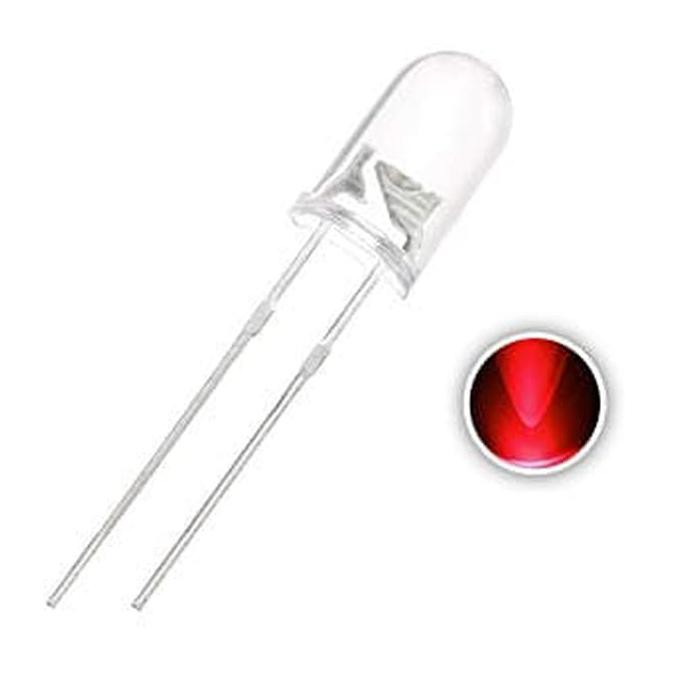 

Led 5Mm Clear Red Merah Efgad774 Murah