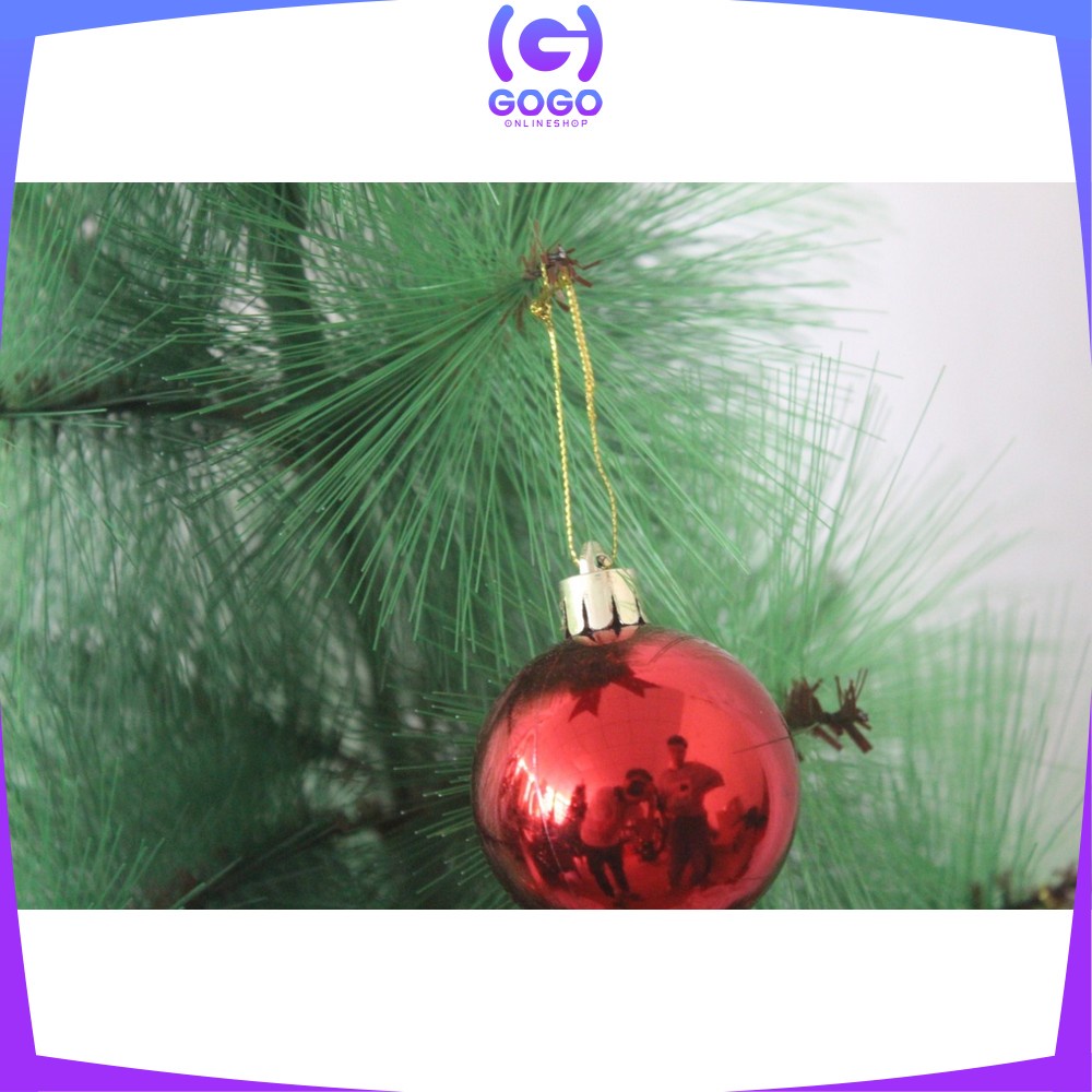 GOGO-C208 Pohon Natal 120CM 4F / Christmas Tree Jarum / Dekorasi Rumah Hiasan Natal Pohon Cemara / Ornamen Tanaman Hias / Artificial Plant Pine Tree