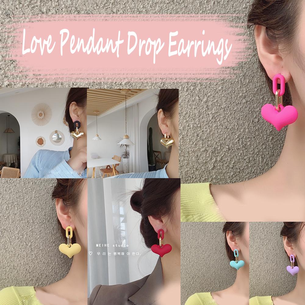 Lily Drop Earrings Pesta Untuk Wanita Perhiasan Fashion Korea Manis