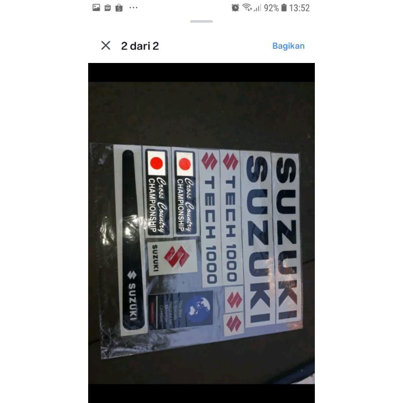 stiker sepeda suzuki tech 1000