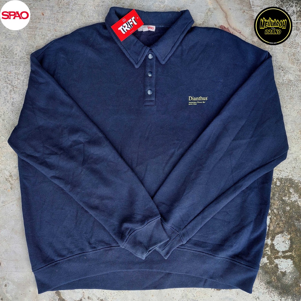 Crewneck Sweater polo trensic spao / Chrewneck Sweater Pria / Sweater Branded Thrift/ Chrewneck Seco