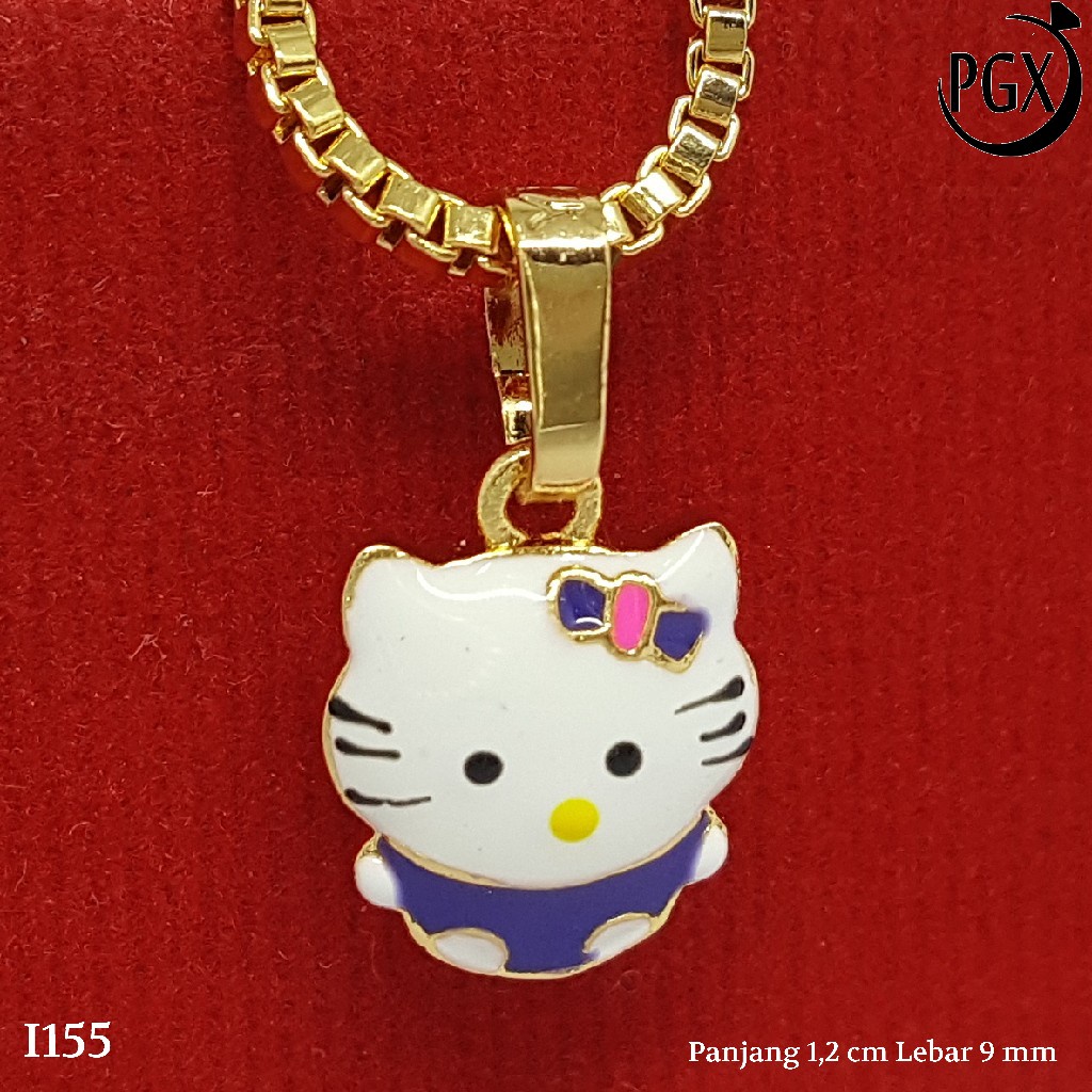 PGX Liontin Kalung Xuping Wanita Perhiasan Lapis Emas Aksesoris Fashion - I155