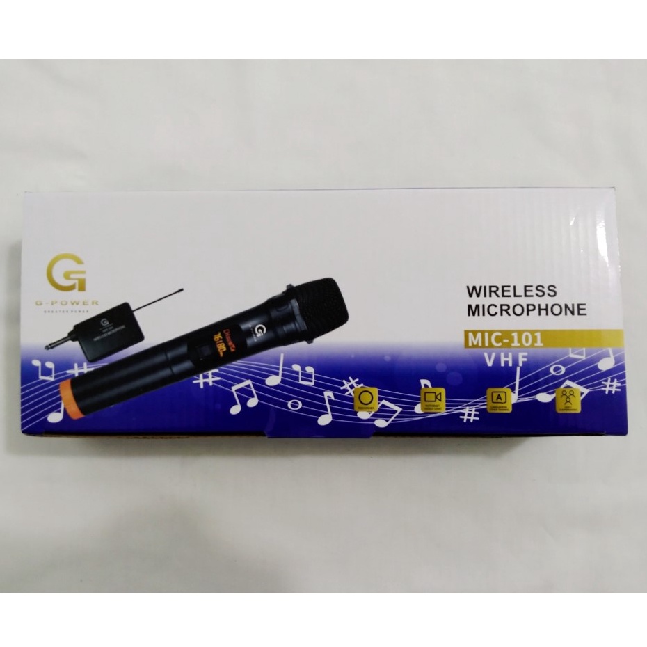 MIC G - POWER WIRELESS MICROPHONE MIC - 101 VHF
