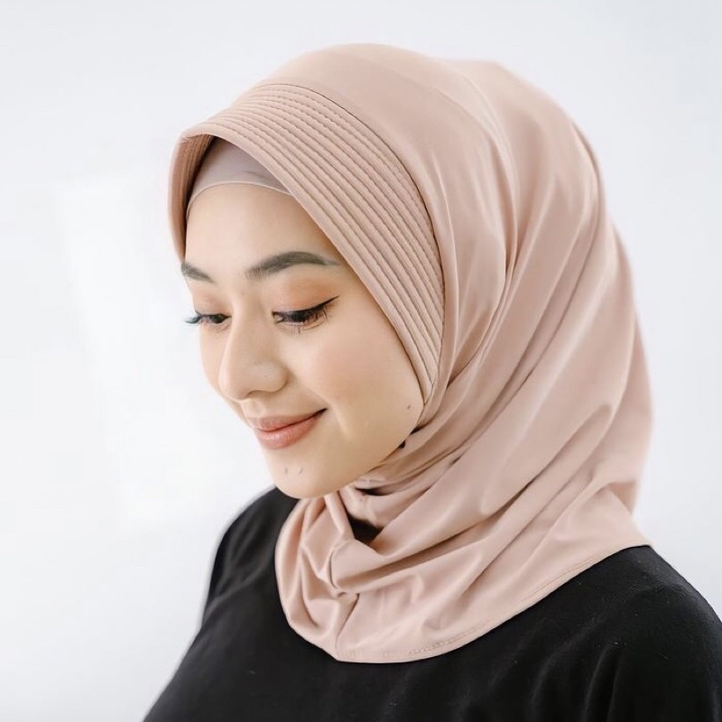 Hijab Sport Premium / hijab sporty / Bergo Sport / Hijab instant Sport / Hijab olahraga Premium SGH