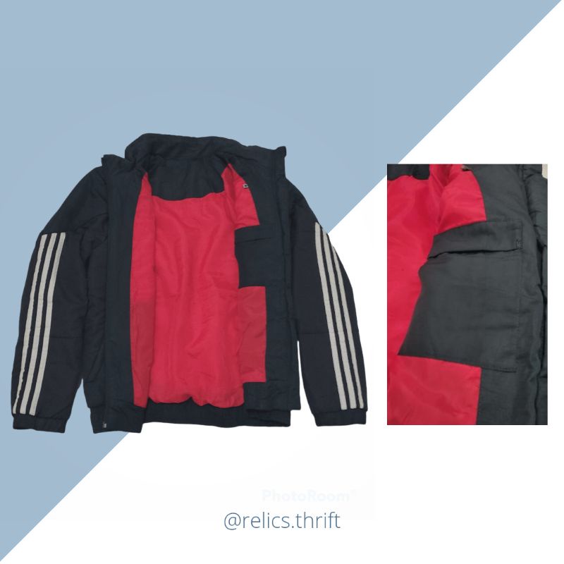 jaket puffer Adidas second original (sudah gratis ongkir)