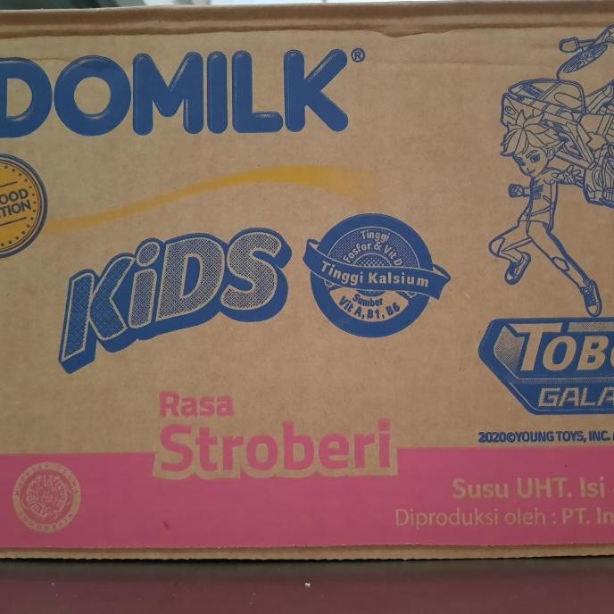 

(BISA COD) susu UHT indomilk kids 115 ml | isi 40 pcs | rasa strobery SALE Kode 744