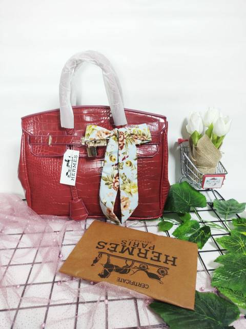 HB croco size 30 tas wanita termurah tas fashion bisa di slempang tas wanita slempang