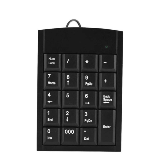 Portable Mini Keyboard Numeric Wired USB