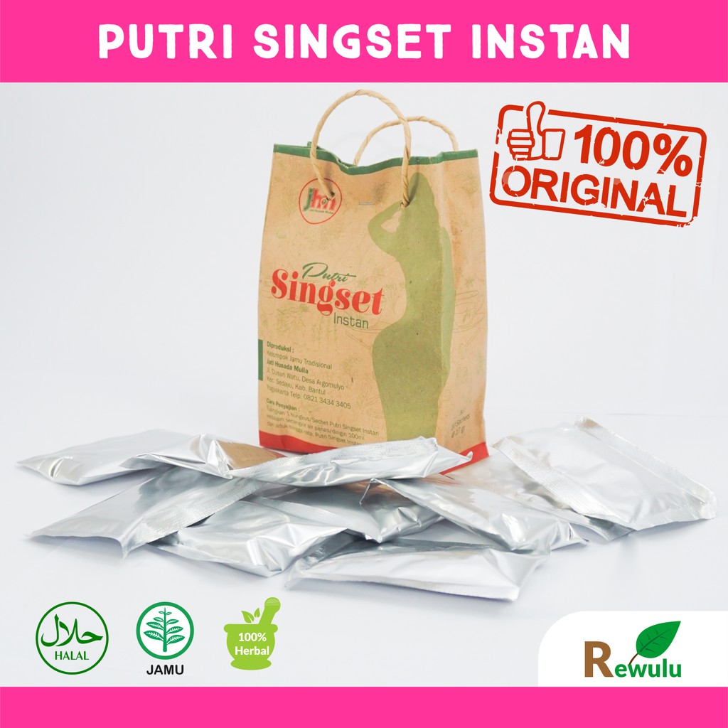 

JAMU HERBAL PUTRI SINGSET INSTAN JHM PELUNTUR LEMAK & PELANGSING JAMU RAMUAN SEHAT HERBAL ASLI