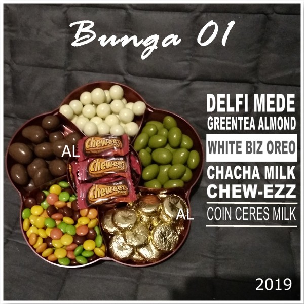 

Coklat Kiloan Toples Bunga 01 Delfi Scandia Cokelat