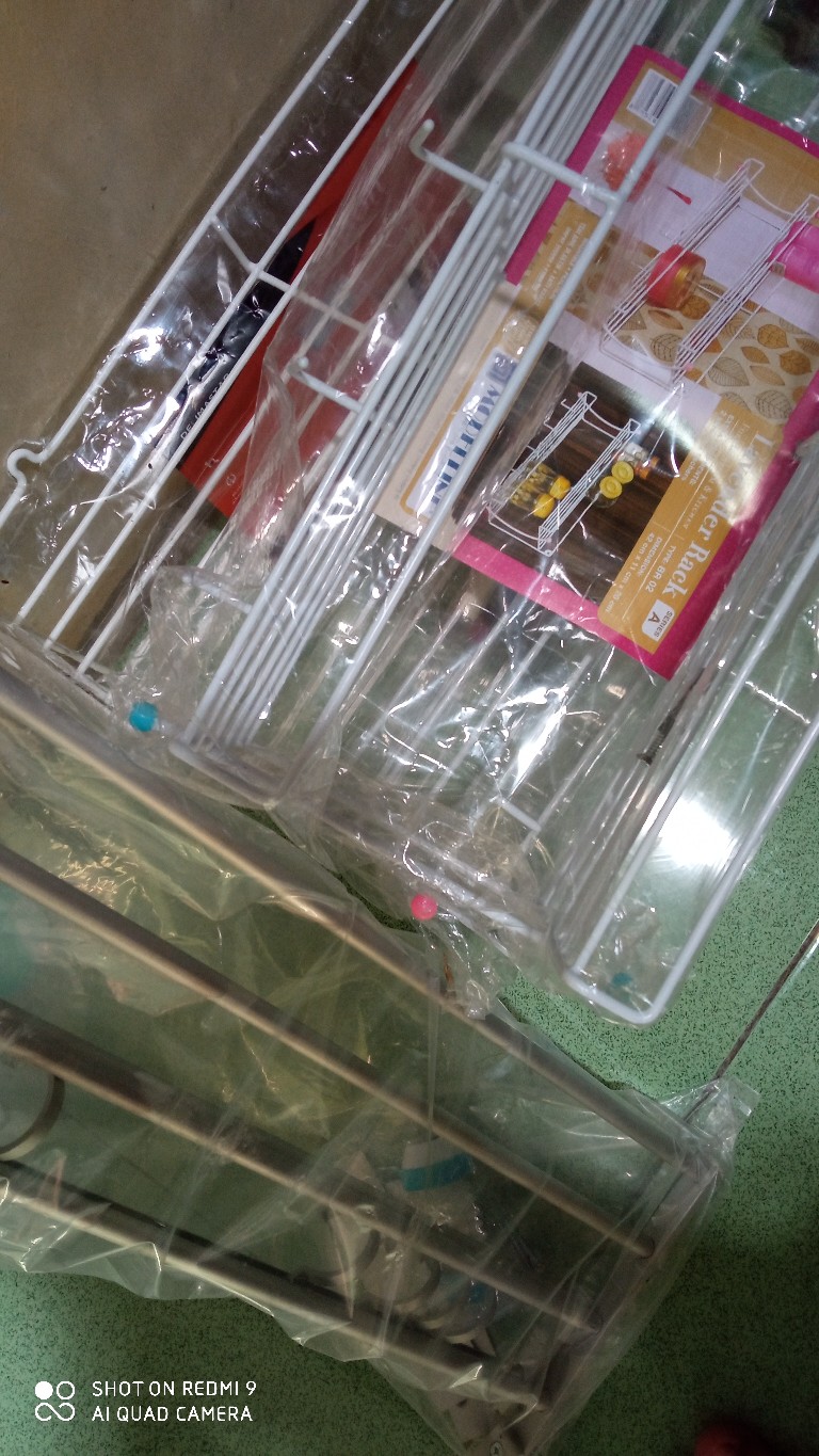 Lavender Rack Modeline / Rak Bumbu Tempel / Rak Gantung Bumbu / Rak Coating Tebal