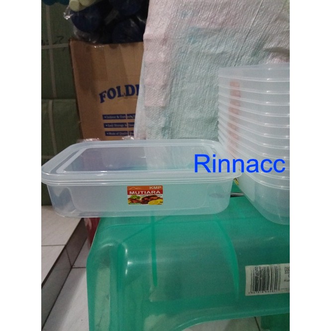Kotak Makan Plastik Sayur 900mL | Kotak Food Box Container / Toples Kue Kotak Donat Lunch Box 900 mL
