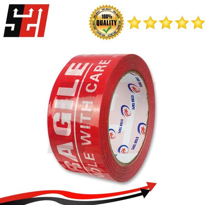 

Promo Awal tahun Lakban Fragile Jangan Di Banting Star Tape 48mmx50m Promo Awal tahun