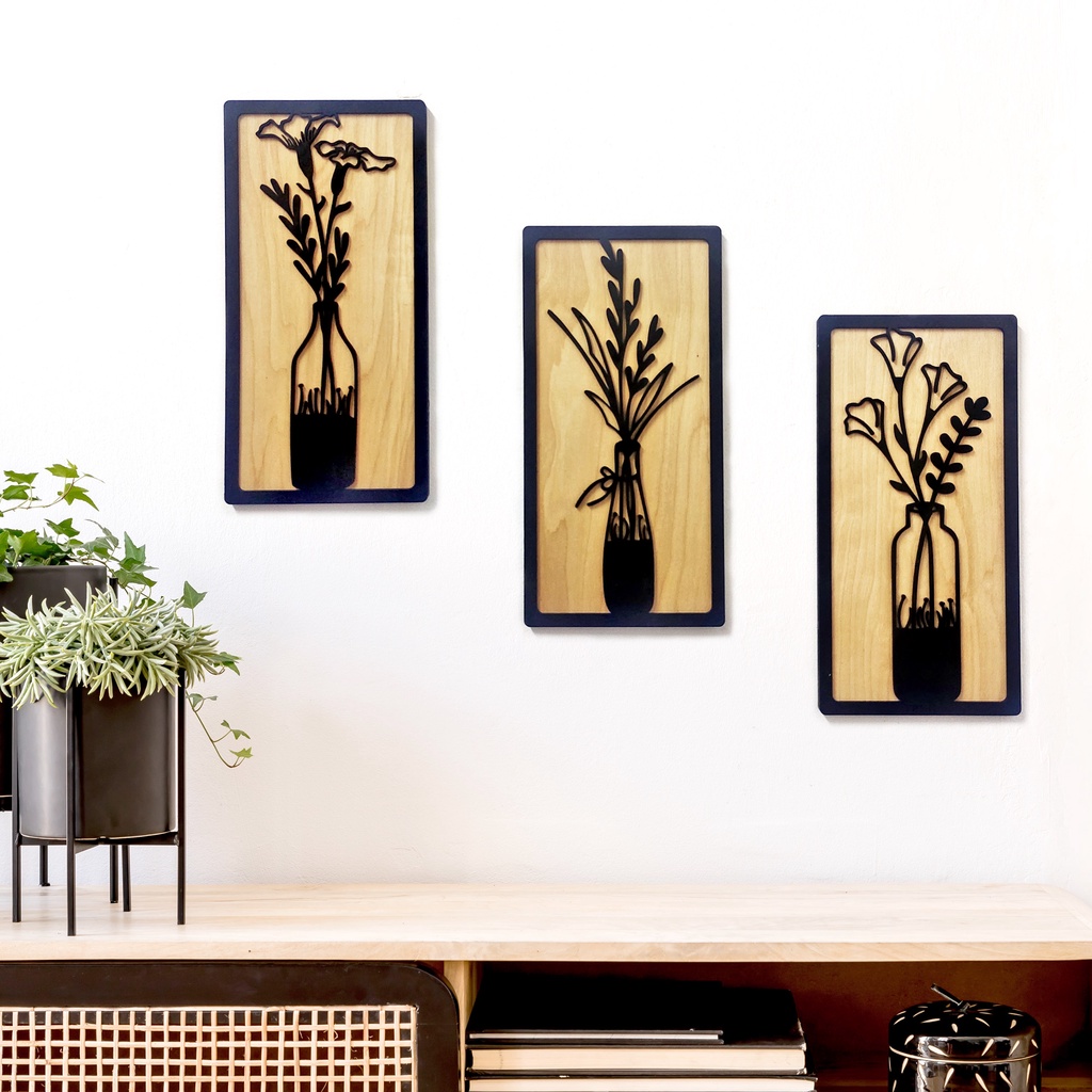 Hiasan Dinding Ruang Tamu Bunga Kayu Aesthetic Dekorasi Dinding Ruang Tamu Rumah Minimalis