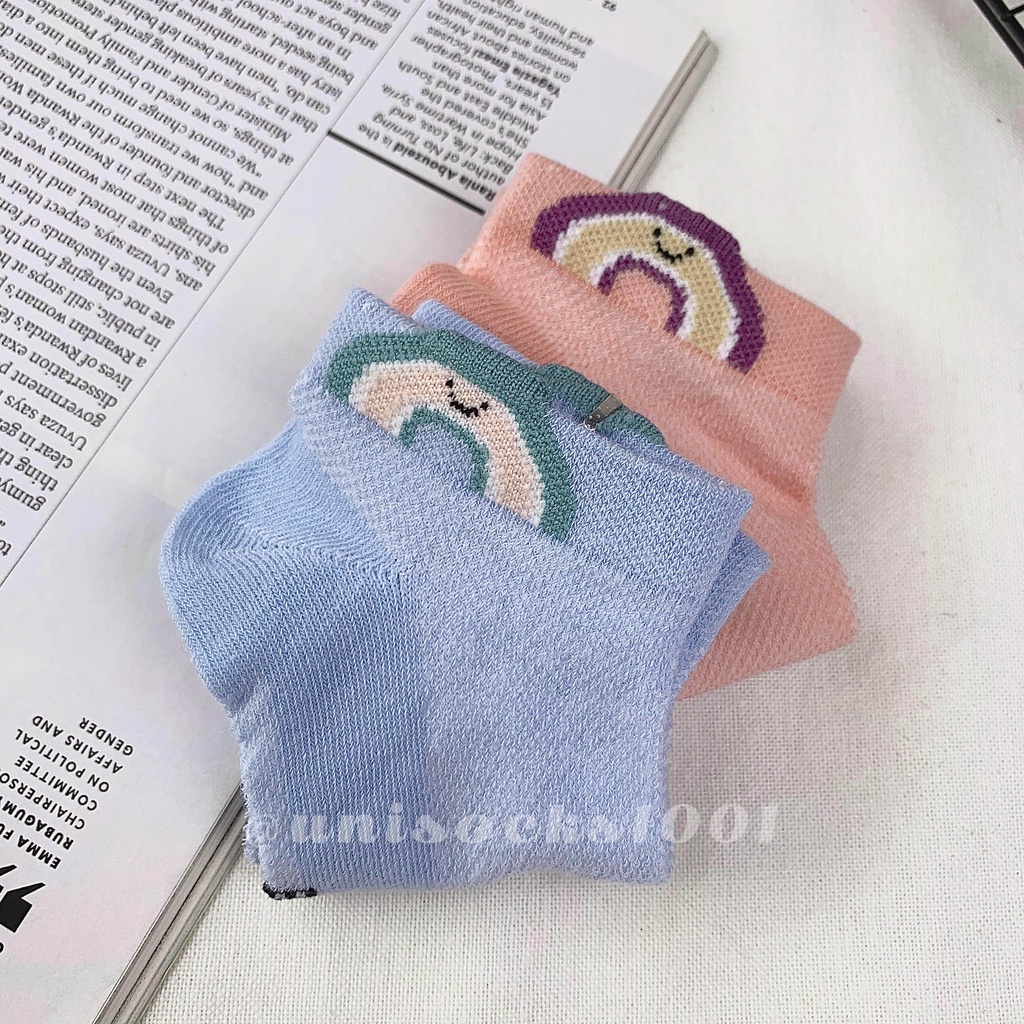 Kaos kaki anak lucu pendek ankle cooling socks cowo cewe TK SD tebal bermotif premium