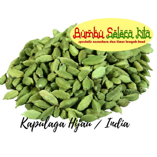 

Kapulaga Hijau Arab India Premium/ Kapol India Arab/ Cardamom - 10 Gr