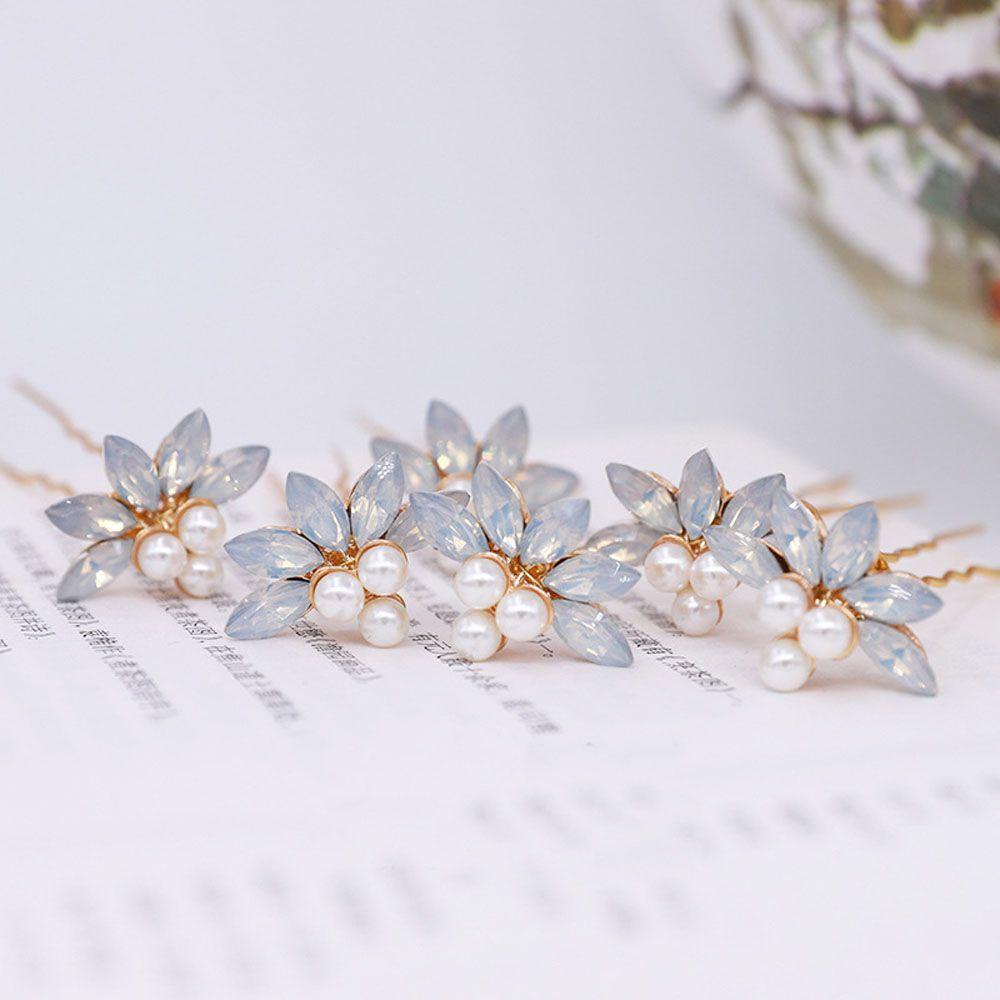 NEEDWAY Hair Stick Exquisite Untuk Pengantin Hanfu Pearl Archaic Elegan Headpieces