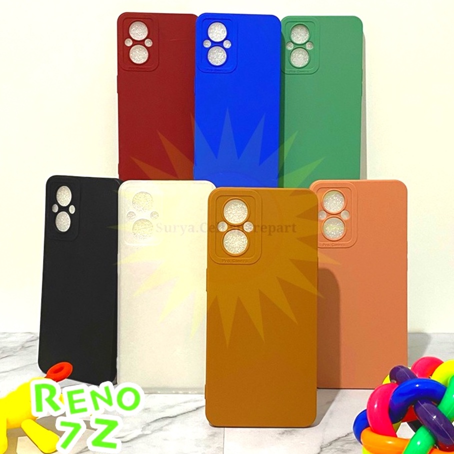 Case Slim Matte Pro Camera Oppo Reno 7Z 5g Oppo Reno 8z 5g