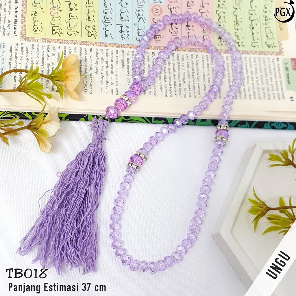 PGX Tasbih Mutiara / Kristal Mewah 99 Butir Fashion Muslim TB018