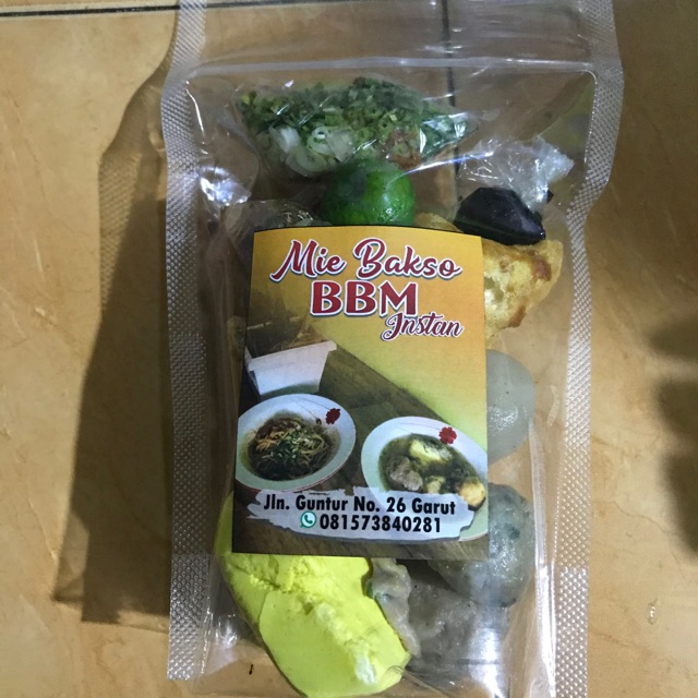 

Baso aci kumplit MIE BAKSO BBM