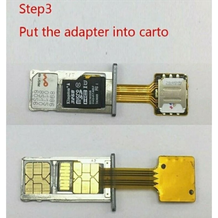 DUAL SIMCARD ADAPTER HYBRID / SIM CARD ADAPTER