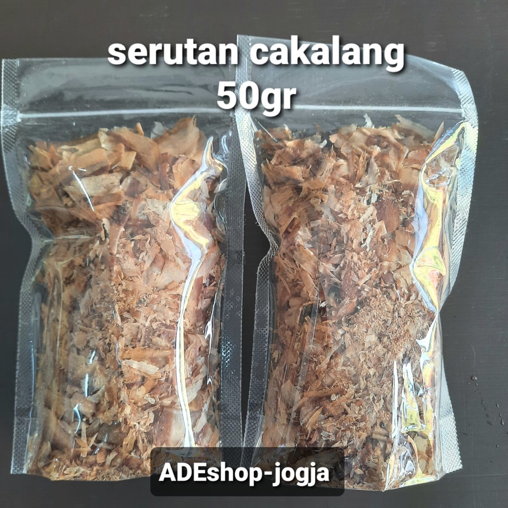 

serutan ikan cakalang katsuo repack 50 gram katsuobushi bonito flakes