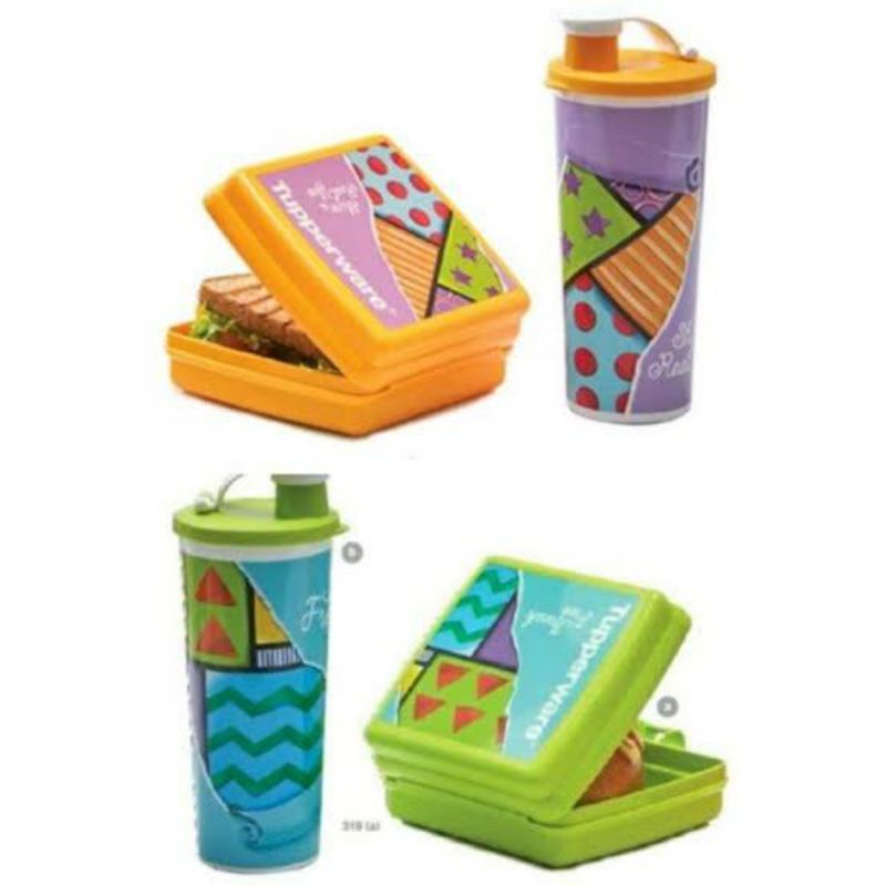 WADAH BEKAL ANAK TUPPERWARE |  BEKAL MAKAN MINUM ANAK TUPPERWARE