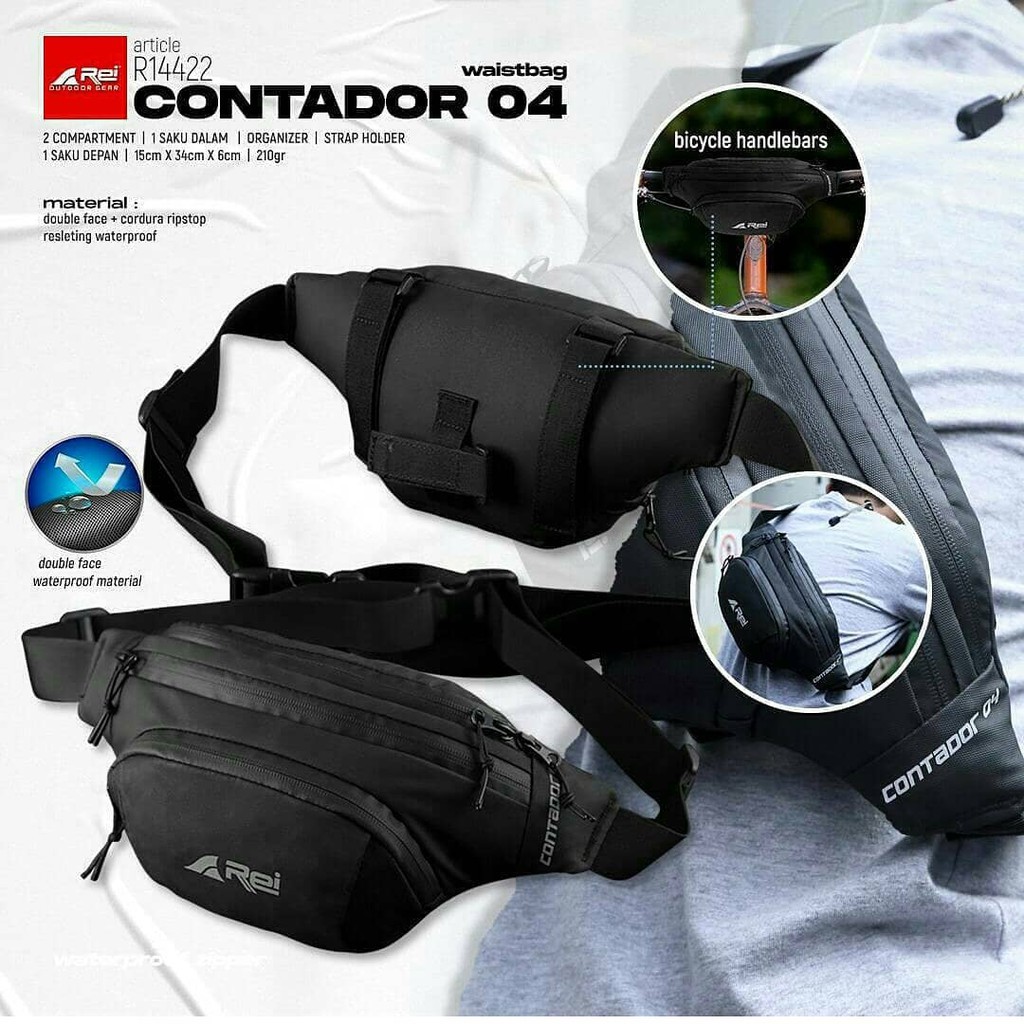 TAS AREI CONTADOR 04 MF WAISTBAG TAS SEPEDA UNISEX