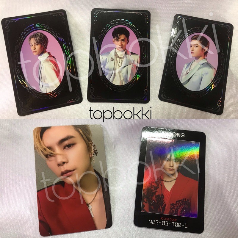 PC YB AC NCT RESONANCE LUCAS ACCESS CARD TAEYONG JOHNNY YANGYANG ARRIVAL