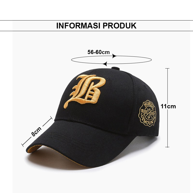 TOPI PRIA DISTRO KEREN BASEBALL CAP FASHION COWOK KOREA IMPORT SNAPBACK HAT TR16