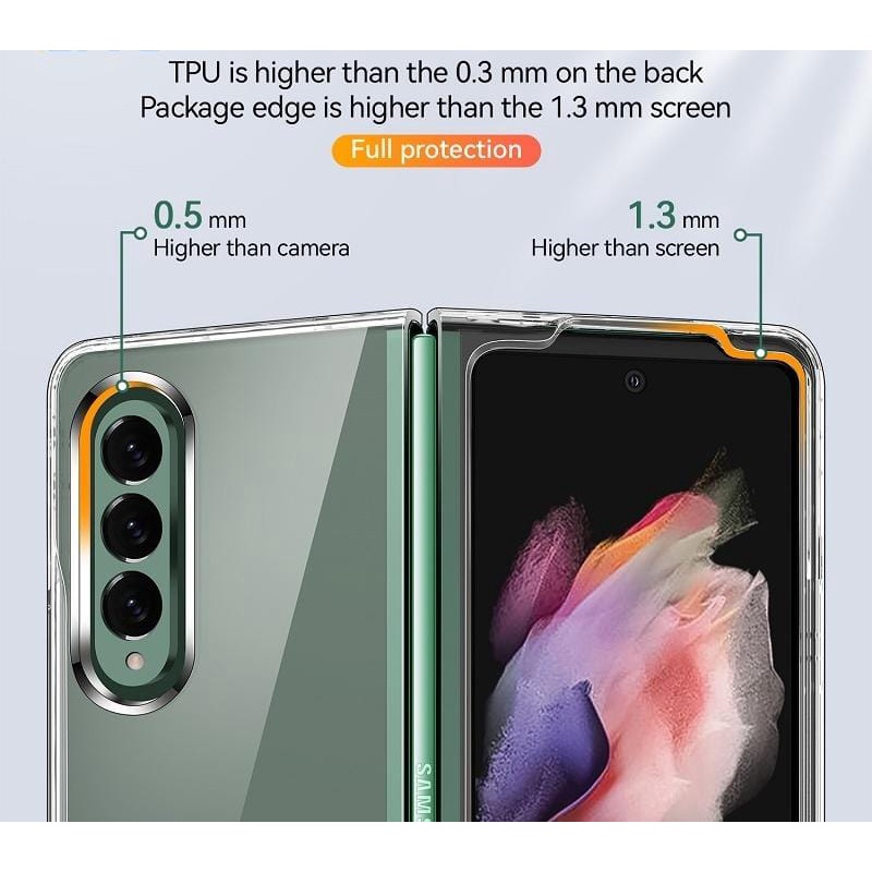 TPU HARD CASE BENING TRANSPARANT SAMSUNG GALAXY Z FOLD 4 5G Z FLIP 4 5G Z FOLD 3 2 1 Z FLIP 3 2 1 HIGH QUALITY HARD CASE ANTI KUNING / YELLOWING