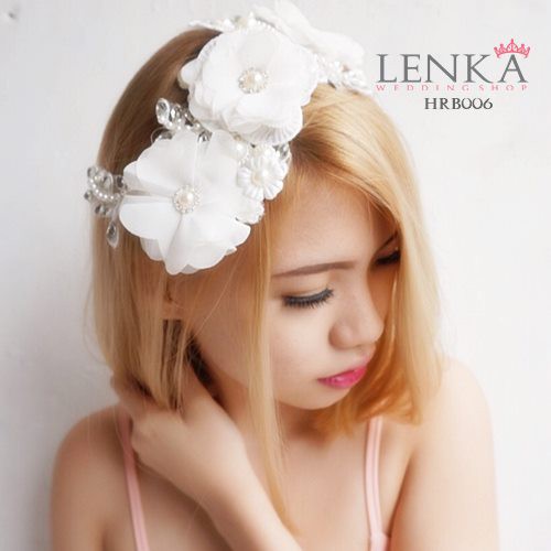 LENKA Hairpiece Wedding Aksesoris Rambut Pesta Pengantin Headpiece Bridesmaid HRB006