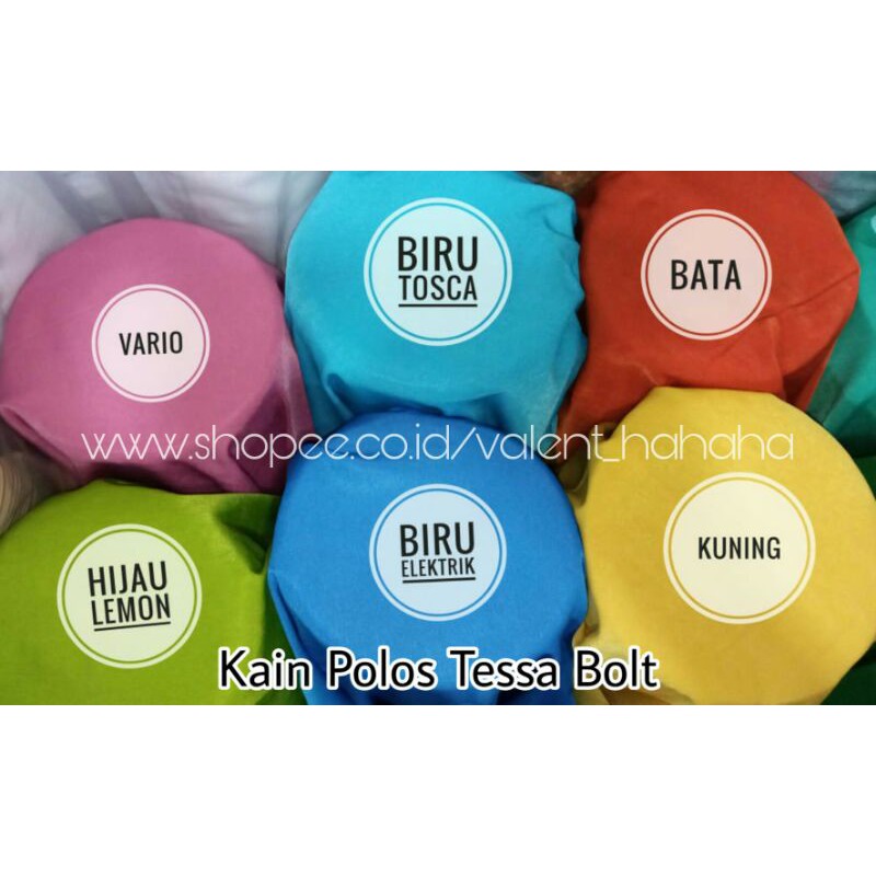 Kain Polos Tessa Bolt Kain Polos Murah Kain Polos Wanita Kain Polos Anak