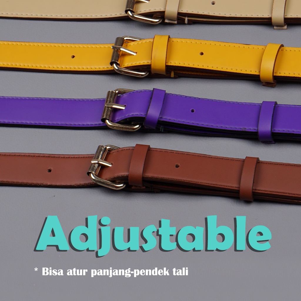 Lecari Handle Strap Tali Tas Selempang sintetis Premium Lebar 2.5 cm