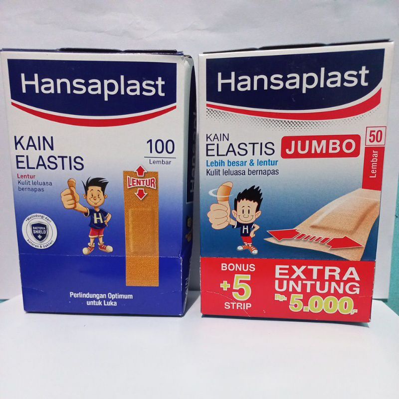 plester Hansaplast strip 100pcs hansaplast jumbo 50pcs hansapalas strip 100pcs hansaplas jumbo 50pcs