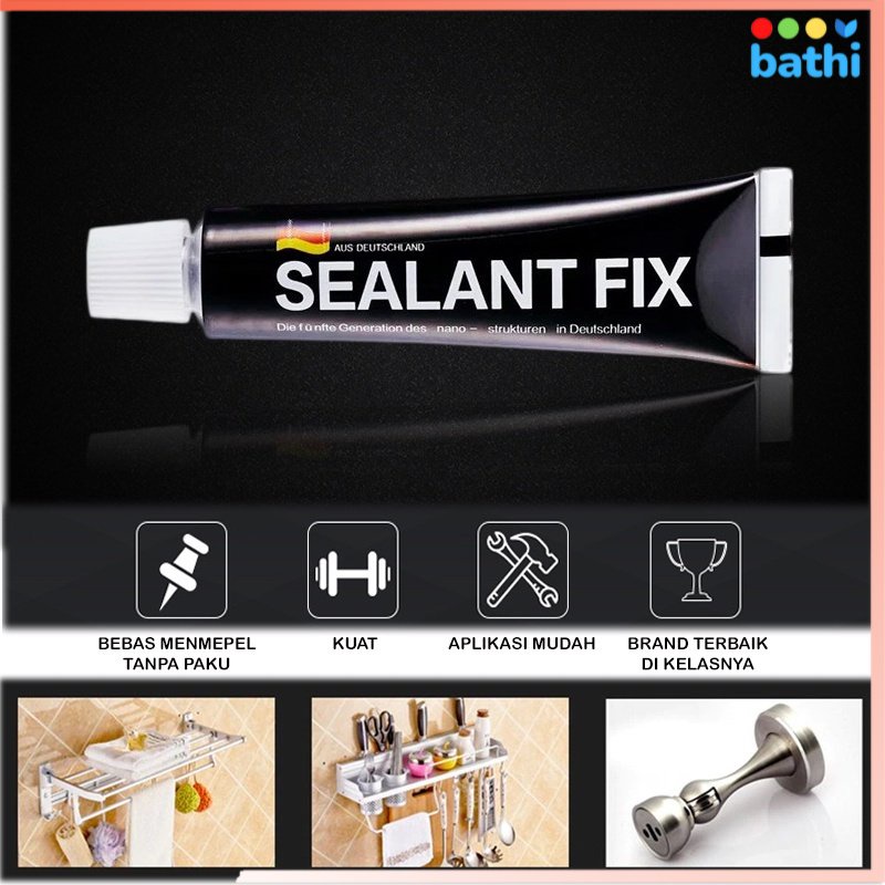 Sealent Power Glue 12g Lem Stainless Steel Kaca Aquarium Perekat Dinding Ubin Kaca Buram