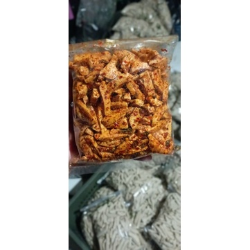 

HARGA MIRING Basreng pedas daun jeruk 250gram EMBUN SNACK