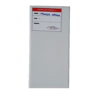 Pittura | Keramik Subway Matte White 10x20 cm (Non Bevel) Super Murah