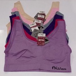 Bra sport rajut Ainian miniset rajut muat jumbo bh bra remaja bra AHH tanpa busa upong menyusui
