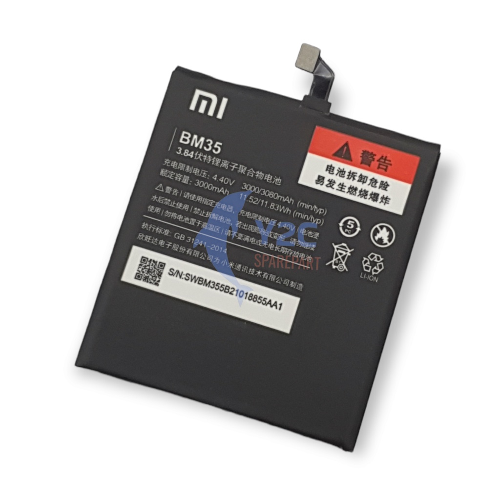 BATERAI XIAOMI MI4 I / MI 4C / MI4I MI4C / BM35 ORIGINAL OEM / BATRE BATERE BATRAI BATREI