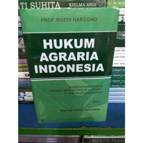 HUKUM AGRARIA INDONESIA - prof Budi Harsono